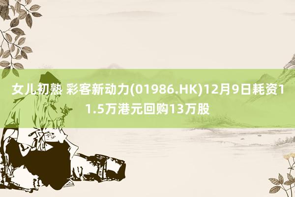 女儿初熟 彩客新动力(01986.HK)12月9日耗资11.5万港元回购13万股